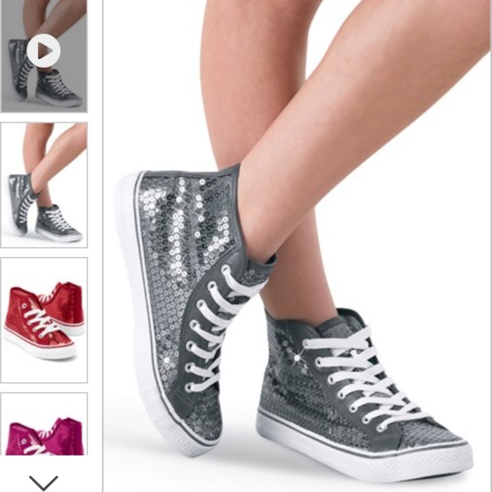 Balera high top sequin sneakers